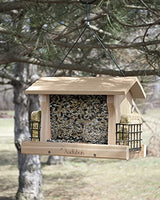 Woodlink NARANCH3 12-Inch Audubon Cedar Ranch Wild Bird Feeder, Large Woodlink