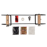 Beadsmith Metal Bead Loom Kit | Includes Thread, Needles, 18-Gram Glass Beads, & Wire Loop Needle Threader | Bracelets, Necklaces, Belts, & More! Craft County