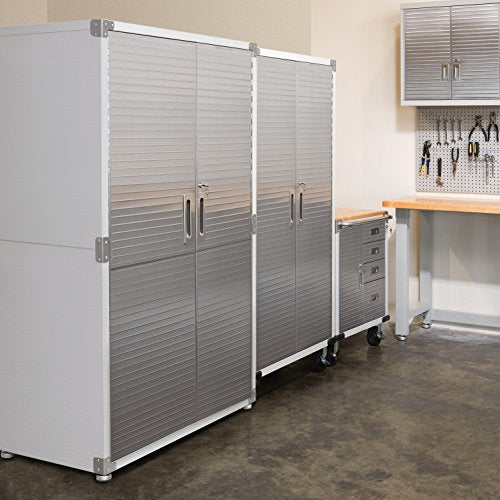 Ultra HD Mega Storage Cabinet - Stainless Steel Seville Classics