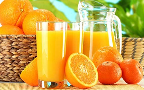 Kasmoire Citrus Lemon Orange Juicer, Manual Hand Squeezer with Built-in Measuring Cup and Strainer, 8OZ (Yellow) Kasmoire