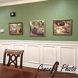 Ekena Millwork PNL16X20AS-02 16"W x 20"H x 1/2"P Ashford Molded Scalloped Wainscot Wall Panel Ekena Millwork