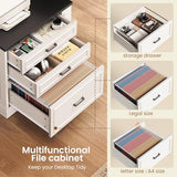 SEDETA Farmhouse L Shaped Electric Standing Desk, 70.9" x 39.4" Height Adjustable Office Executive Desk with 3 Drawers, Standing Computer Desks with Power Outlet for Home Office, White SEDETA
