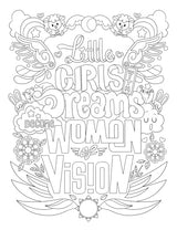 Girl Power Coloring Book for Kids Ages 8-12: Positive Affirmation Quotes Designed to Inspire, Boost Confidence and Self-Esteem Young Dreamers Press