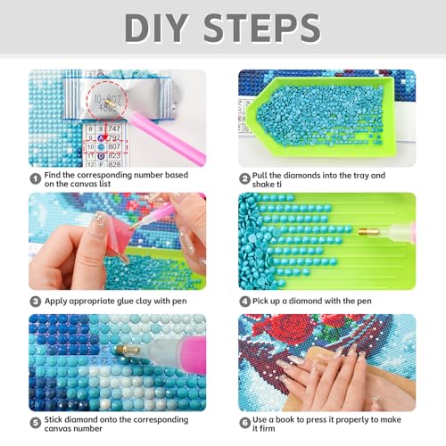 TZTTZT Diamond Art Kits for Adults - Majestic Swan Kaleidoscope Pattern Diamond Painting Kits for Adults Beginner, 12x16 in Frameless Diamond Painting Kit for Home Wall Decor TZTTZT