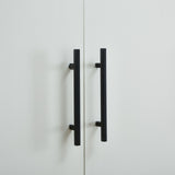 GraceGrove 3-Door Wooden Wardrobe Closet, Armoires and Wardrobes with 2 Drawers and Shelves Armoire Wardrobe Closet with Hanging Rod White 47.2''W x 18.9''D x 70.86''H GraceGrove