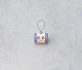 Clover Universal Knitting Row Counter, Peach and Grey Clover