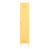 Novogratz Cache Single Metal Locker Storage, Yellow Cabinet Novogratz