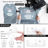 Arvakr T Shirt Heat Press Starter Kit, Sublimation Accessories and Supplies with Ruler Guide, Teflon Sheets, Heat Tape, Heat Gloves, Marking Pencils, Sewing Pins, Cute Arvakr