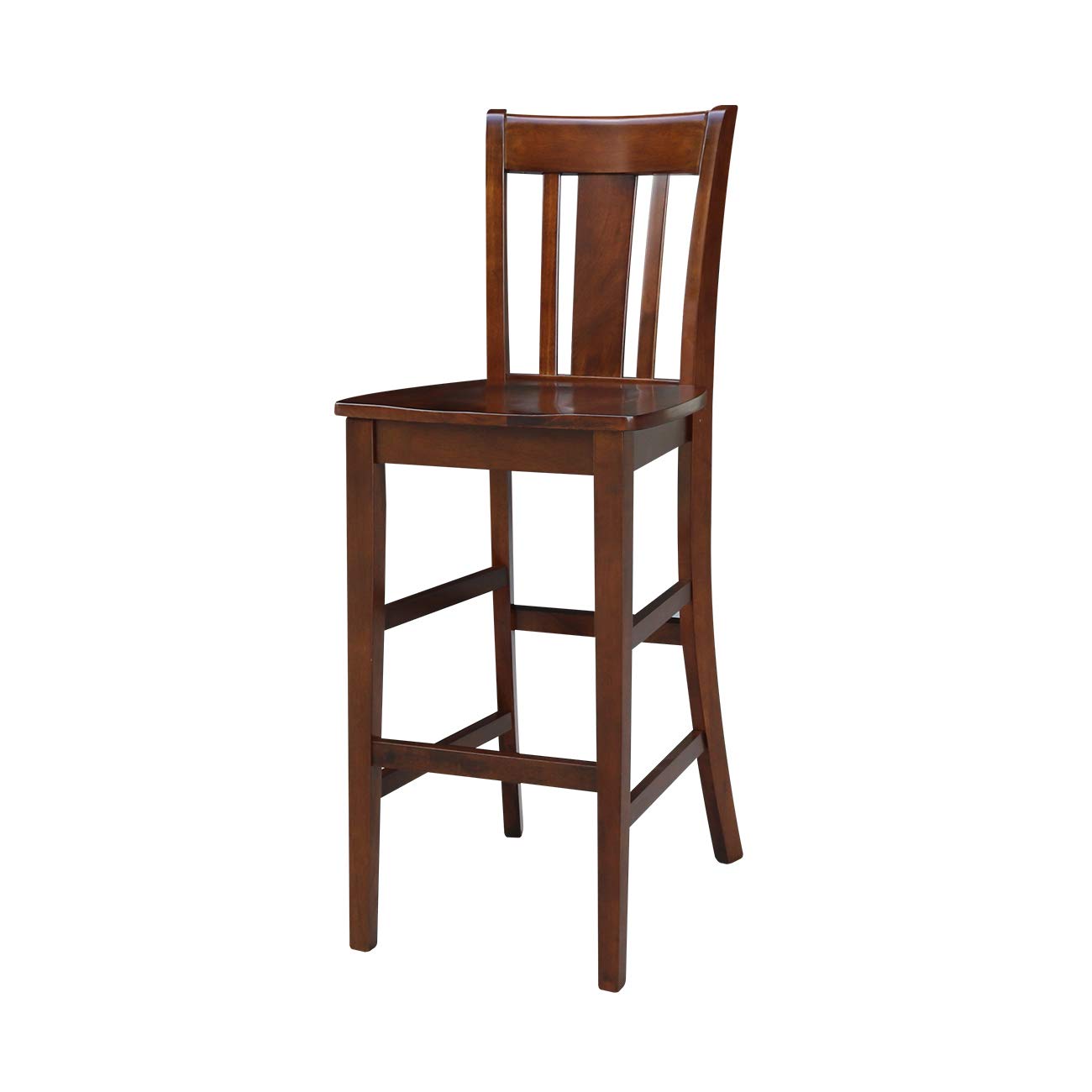 International Concepts San Remo Stool Barstool, Espresso - WoodArtSupply