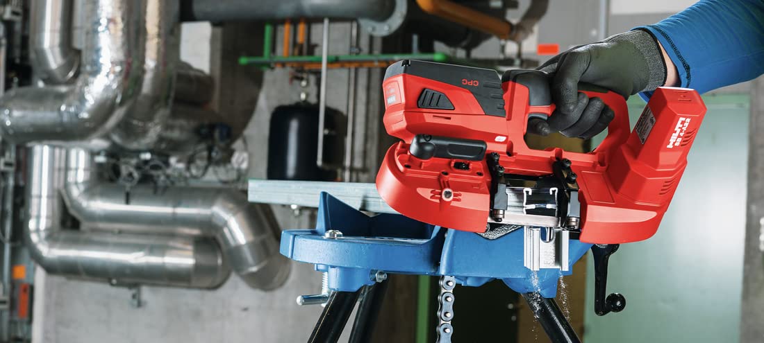 SB 4-A22 Cordless band saw with 22V battery and LED light, for cutting thicknesses up to 64 mm (2 1/2") HILTI