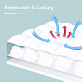 SameBed Mattress Topper Queen,Extra Thick Mattress Pad Cover for Back Pain,Cooling Mattress Protector with 8-21 Inch Deep Pocket,Overfilled Down Alternative Filling SameBed