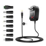 Belker 41W Universal 6V 9V 12V 15V 18V 20V 24V AC DC Adapter Power Supply for Household Electronics Router Smart Phone Mp3 Tablets CCTV Cameras - Max. Amps 1.5A 1500mA Belker
