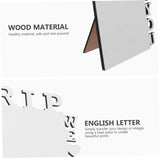 Transfer Picture Frame RIP WE Love You Photo Frame Sublimation Blank Photo Frame Photo Props Party Supplies EXCEART