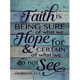 5D DIY Diamond Painting, Faith Hope See Diamond Painting Kits for Adults Full Drill Round Diamond Gem Art Beads Painting for Kids Perfect for Home Wall Decor 11.8x15.7 inch Grneric