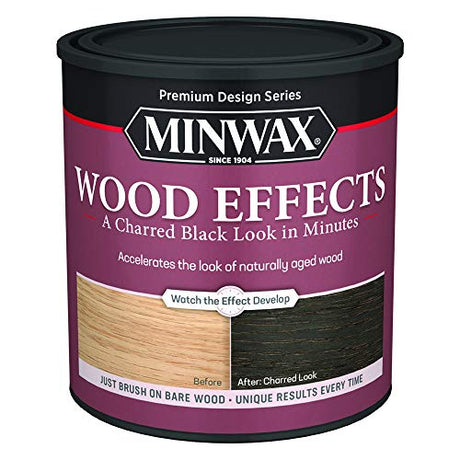 Minwax 405140000 Wood Effects, Charred Black Minwax