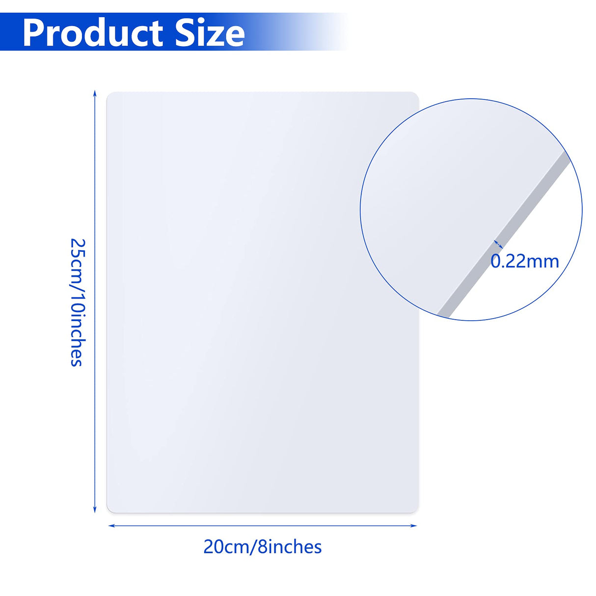 6 Pieces Sublimation Photo Blank Aluminum Metal Photo Metal Wall Poster Frame Collection for Thermal Sublimation Printing Photo Sign (White) Hotop