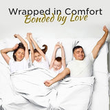 Crescent Bedding Twin White Fitted Sheet Only - Soft & Comfy 100% Cotton (Twin, White) DESTINY CRESCENT BEDDING