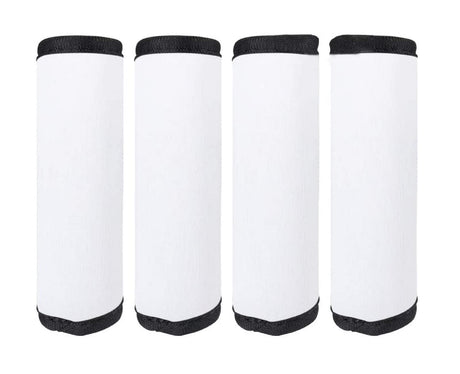 4 Pcs Sublimation Blanks Anti-Slip Luggage Handle Grips Wraps Neoprene Comfort Luggage Identifier for Travel Bag Luggage Suitcase WACAR