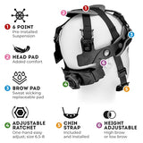 Acerpal Full Brim Non-Vented Classic Black Carbon Fiber Design Matte Finish OSHA Construction Approved Hard Hat with 6-Point Suspension Casco de construccion ACERPAL