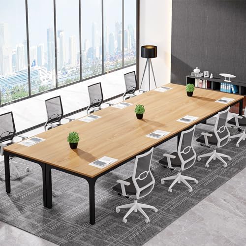 LITTLE TREE Large Rectangle Conference Meeting Seminar BusinessTable for 10-14 Person