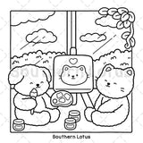 Fuzzy In Love: Coloring Book for Adults and Teens Featuring Little Fuzzy Animals in Love Moments and Cozy Activities, Cute Designs for Relaxation and Chill (Fuzzy Buddies) WoodArtSupply