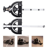 HONGDUI HD-TB01 Precision Miter Gauge 0-70 Degree Woodworking Table Saw Push Handle 70 Angles Assembly Angle Ruler with Quick 0° HONGDUI