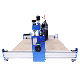 4040 CNC Machine Kit, Pro Milling Machine CNC Engraving Machine, 100W CNC Router Machine, USB CNC Engraving Machine, with Straight Square Rails, Emergency Stop Button, For Industrial Technology YUTOUB