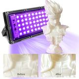 3D Printer UV Resin Curing Light with Turntable 360°Rotating Stand for SLA DLP LCD 3D Printer, Solidify Photosensitive Resin, 405nm UV Resin Affect, DIY Curing Enclosure Auibor