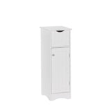 RiverRidge Slim, White Ashland Cabinet with Drawer RiverRidge