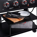 Royal Gourmet GB8003 8-Burner Propane Gas Grill with Foldable Side Tables, Large Propane BBQ Grill with Porcelain-Enameled Steel Wire Grates for Outdoor Party or Backyard Grilling, Black Royal Gourmet