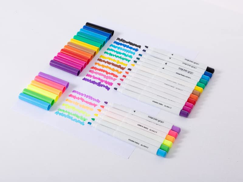 Craft Express Joy Sublimation Markers - Draw on Stadnard Paper and Use Heat Press to Create Unique Gifts with your Child (18, Regular) Craft Express