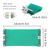 WER 3d Sublimation Silicone Mug Wrap,15oz Cup Clamp Fixture for Printing Tumblers (1 Pack) WER