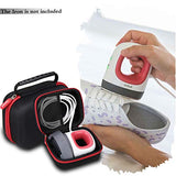 Aproca Case Compatible with Cricut EasyPress Mini Heat Press, Storage Portable Bag for Machine and Accessories -Black with Red Zipper (Case Only) Aproca