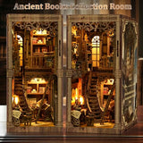 CRIOLPO Book Nook Kits for Adults - Book Nook Kit Bookshelf Decor DIY Miniature House Kit for Bookshelf - Craft Kits for Adults Booknook Model Kits Tiny House Arts and Crafts