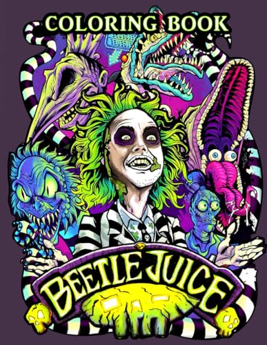 The Coloring Book: 40 Horror Illustrations Featuring Scary Characters From Classic Horror Movies for Relaxation and Stress Relief WoodArtSupply