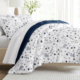 Linen Market Reversible Twin/Twin XL Comforter Set (2 Piece) - Bring Luxury Home with Our Soft and Lightweight Down Alternative Comforter Twin Size - This Includes Your Comforter and 1 Pillow Sham Linen Market