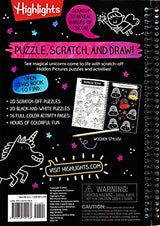 Scratch-Off Hidden Pictures Unicorn Puzzles (Highlights Scratch-Off Activity Books) Highlights for Children