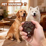 houlishu 5PCS Leather Paw Pet Hair Keepsake Keychain, Pet Memorial Gift for Dog & Cat Lovers