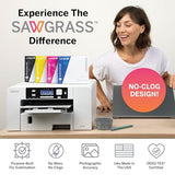 Sawgrass SG500 Sublimation Printer Starter Bundle | Anti-Clog Dye-Sublimation Printer with 20mL SubliJet UHD Inks & TruePix Paper | Purpose-Built for Sublimation | Wi-Fi Enabled | Easy Setup