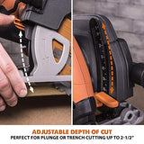 Evolution Power Tools R185CCS 7-1/4" TCT Multi-Material Cutting Circular Saw, 7-1/4", Orange Evolution