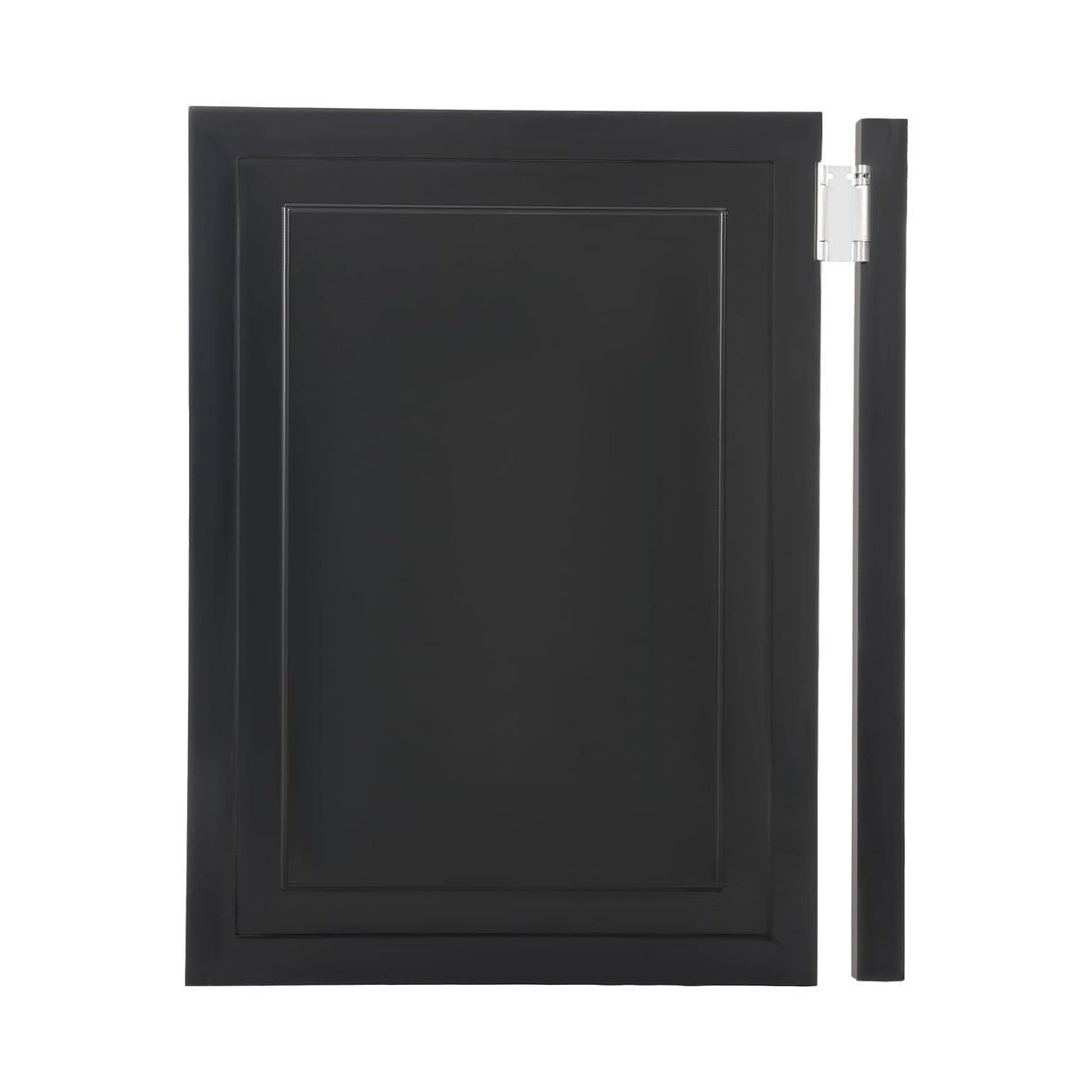 27.5x35 inch Entrance Partition Doors, Pre-standed Wood Partition Doors, Half-Waist Doors, Thick Pine Wood Swinging Door with Strong Door Joints (Black, 27.5 x 35 in) Philipreba