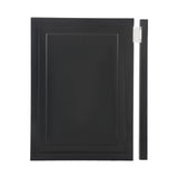27.5x35 inch Entrance Partition Doors, Pre-standed Wood Partition Doors, Half-Waist Doors, Thick Pine Wood Swinging Door with Strong Door Joints (Black, 27.5 x 35 in) Philipreba