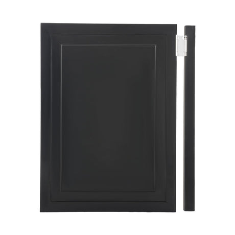 27.5x35 inch Entrance Partition Doors, Pre-standed Wood Partition Doors, Half-Waist Doors, Thick Pine Wood Swinging Door with Strong Door Joints (Black, 27.5 x 35 in) Philipreba