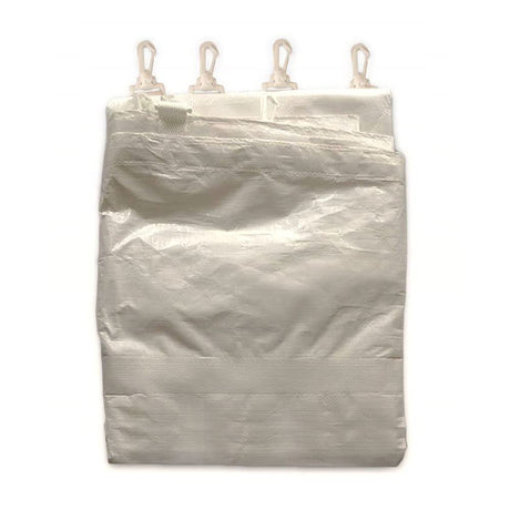 Moose Supply 20' x 40' Economy Sidewall Kit for Canopy Tent, Complete Set of (6) White 20' Foot Heavy Duty Side Walls for 7' Foot Height Party Frame and Outdoor Canopy Pole Tents, Tent Not Included Moose Supply