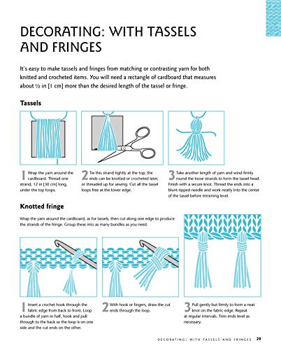 Knitting & Crochet: A Beginner's Step-by-Step Guide to Methods and Techniques (Fox Chapel Publishing) 150 How-To Illustrations, Stitch Guide, Easy Practice Projects, Charts, and More (Craft Workbooks) Fox Chapel Publishing