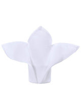 Cieltown Polyester Cloth Napkins Set of 24, Solid Washable Fabric Napkins 2-Dozen, Perfect for Weddings, Parties, Holiday Dinnerv (17 x 17-Inch, White) Cieltown