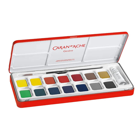 Caran d'Ache Gouache Studio 15 Assorted Colors Set in Metal Tin Caran d'Ache