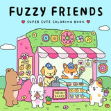Fuzzy Friends: Super Cute Coloring Book for Adults and Teens Featuring Adorable Animals Characters (Fuzzy Friends Coloring) Craydraw Press LLC