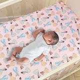 Lambs & Ivy (LAMCR) Disney Princesses Nursery Baby Crib Bedding Set, Pink, 3 Count Lambs & Ivy