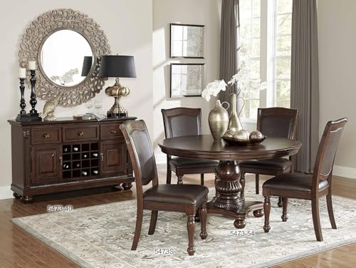 Homelegance Lordsburg 2-Piece Pack Dining Side Chairs, Cherry Homelegance